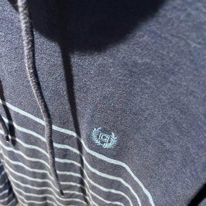 Blue Stripped Chaps Hoodie